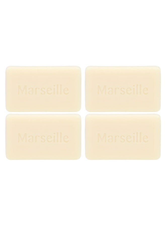 A La Maison De Provence A La Maison de Provence, Hand & Body Soap Bar, Hypoallergenic Unscented, 4 Bars, 3.5 oz (100 g) Each  - Image 3