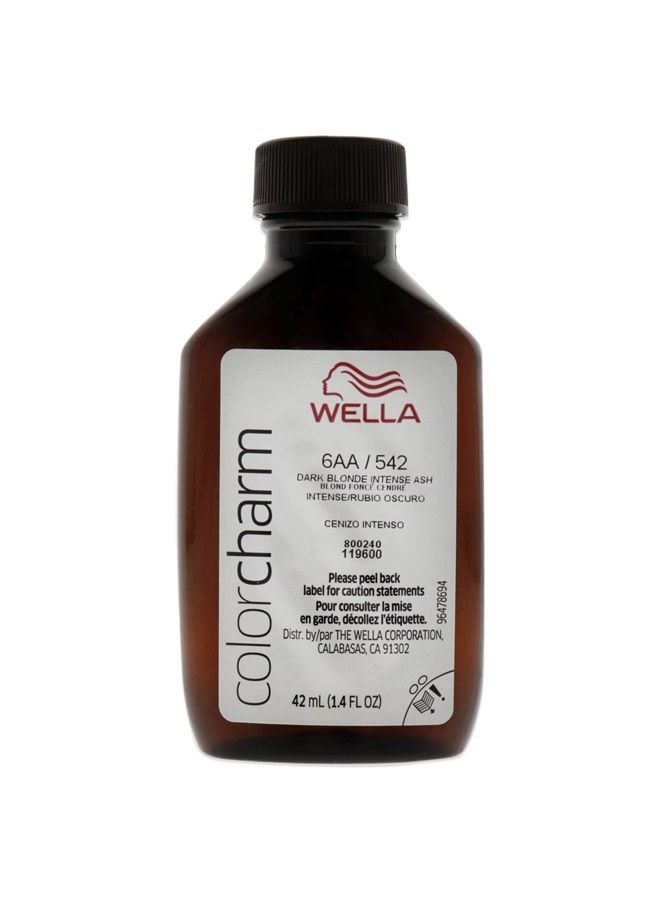 WELLA Color Charm Permanent Liquid Hair Color for Gray Coverage, 6AA Ash Blonde, 1.42 Fl Oz  - Image 2