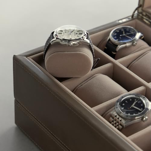TAWBURY Bayswater Watch Box Pillows - Extra-Small | 16.5cm/6.5" Circumference | 55mm/2.2" Width | Compatible with Bayswater 8 Slot Watch Box (Taupe) | Pack of 8 Pillows (Beige/Cream) - Image 2