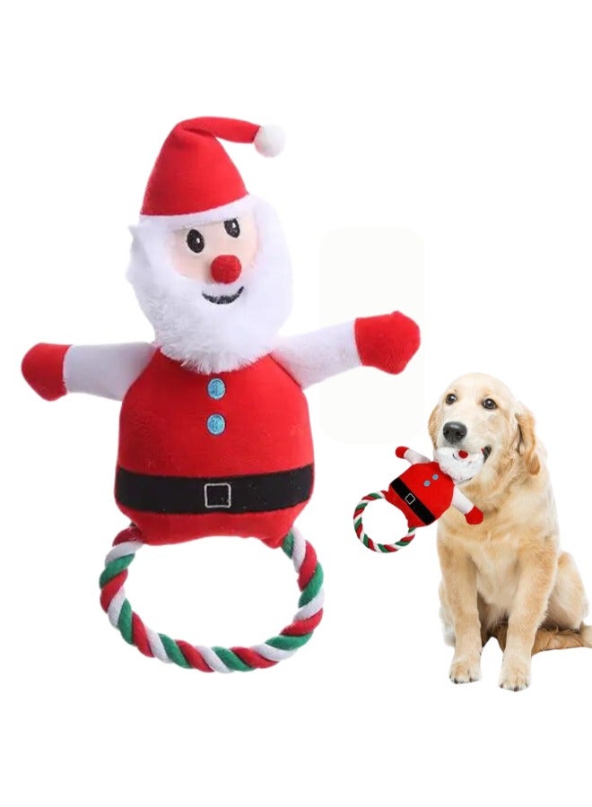 Petsary Fleece Santa Reindeer Durable Plush Stuffed Toy for Dog Puppy Chew Bite Toys interactive play toy - Image 3