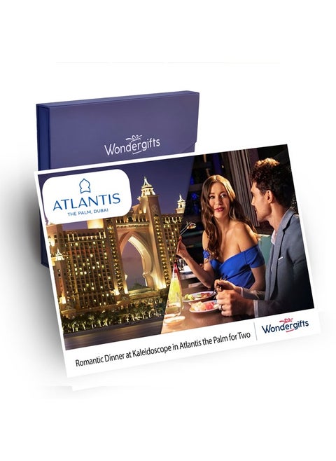 Romantic Dinner for Two at Kaleidoscope with Palm View at Atlantis - Experience Gift with Free Spa Voucher