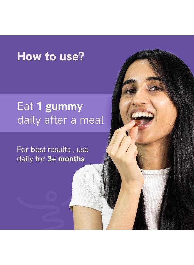 Be Bodywise Biotin Hair Gummies With No Added Sugar High Potency Biotin Supplements 60 Gummies 60 Day Pack - Image 4