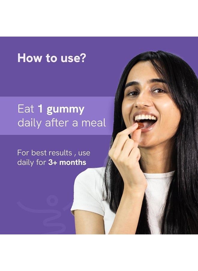 Be Bodywise - جيلي الشعر البيوتين بدون سكر مضاف مكملات بيوتين عالية القوة 60 حبة عبوة 60 يوم - Image 1