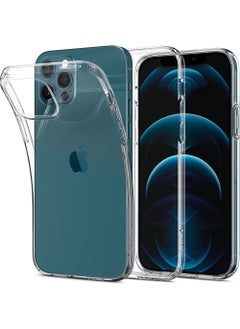 Liquid Crystal for iPhone 12 / iPhone 12 PRO Case Cover - Crystal Clear