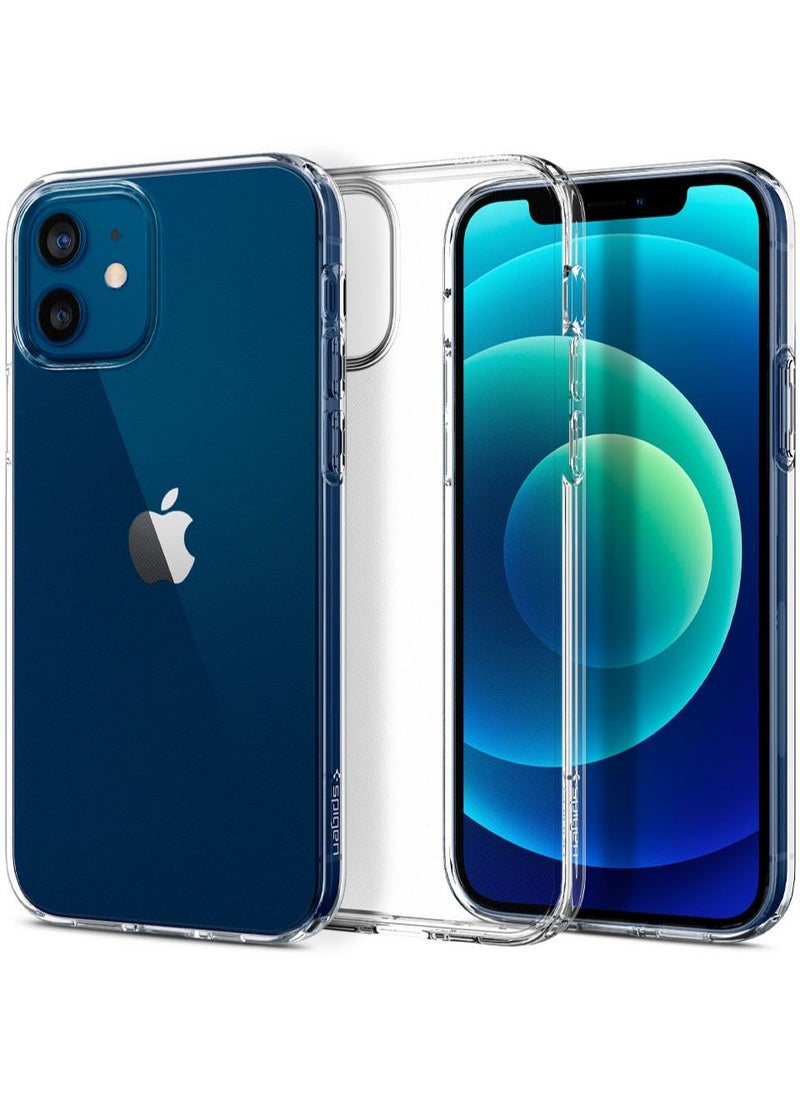 Spigen - Liquid Crystal for iPhone 12 / iPhone 12 PRO Case Cover - Crystal Clear - Image 1