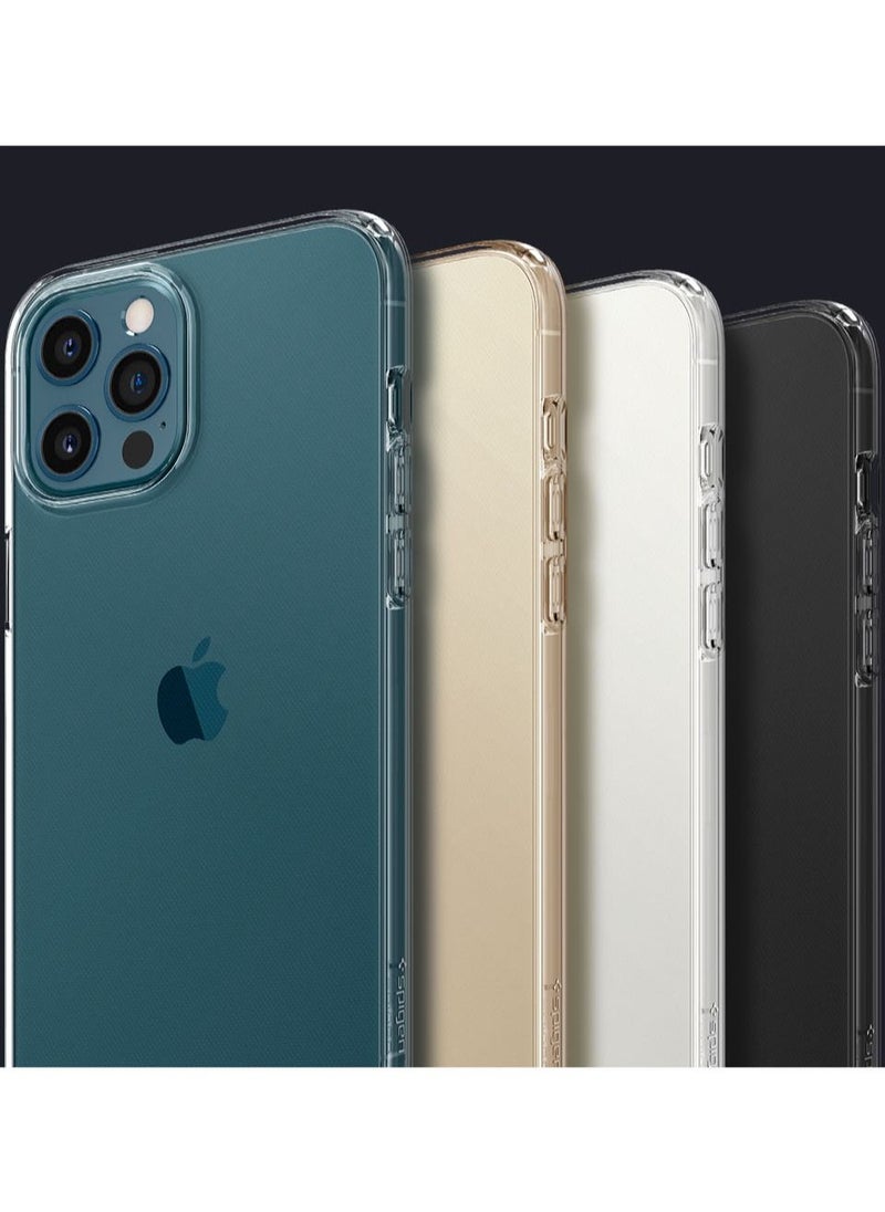 Spigen - Liquid Crystal for iPhone 12 / iPhone 12 PRO Case Cover - Crystal Clear - Image 1