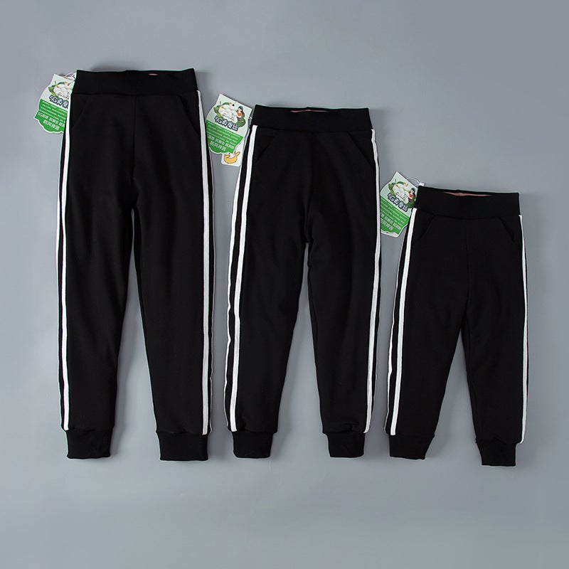 550G Girls' Extra Thick Leggings High Waist Girls' Trousers Side White Silk Pants Winter Children'S Outer Wear Warm Pants - Image 4