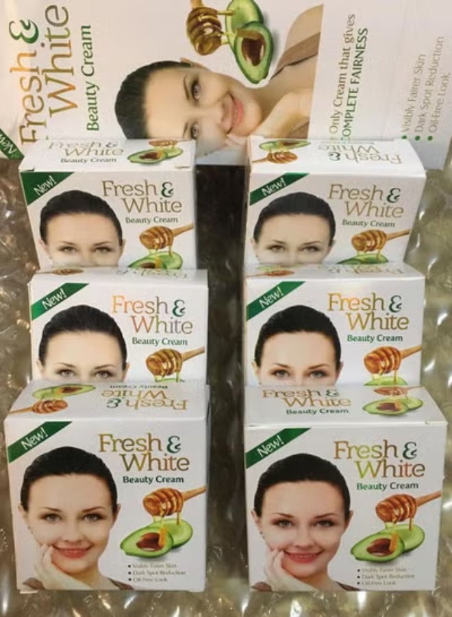 fresh & white Face Beauty Cream 6pcs/25gm. - Image 1