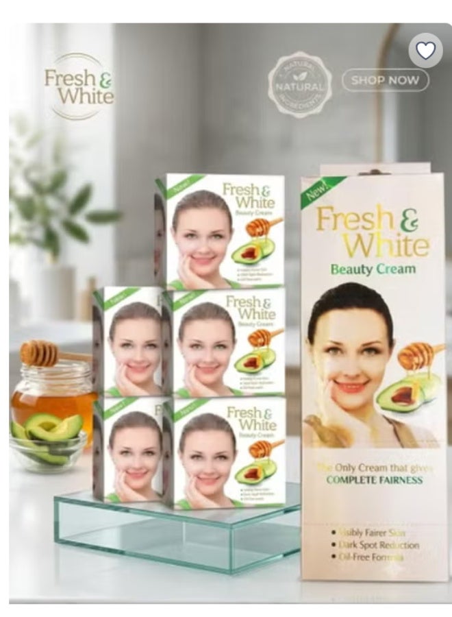 fresh & white Face Beauty Cream 6pcs/25gm. - Image 1