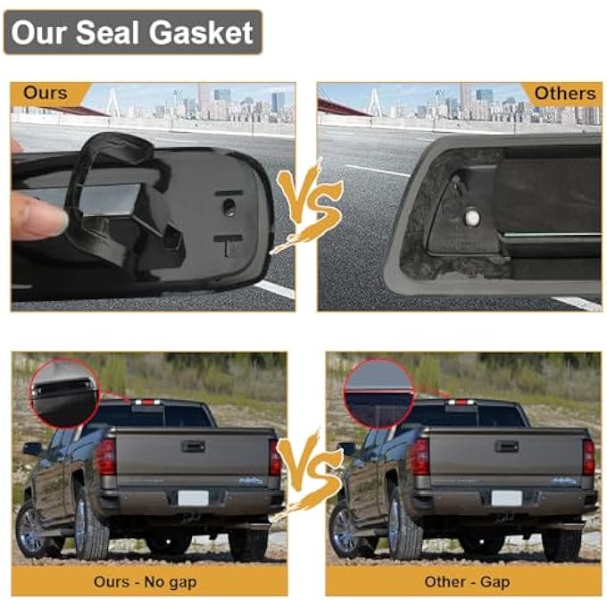 ريحني ضوء الفرامل الثالث LED عدسة مدخنة مع حشية مانعة للتسرب لسيارة شيفروليه سيلفرادو جي إم سي سييرا 1500 2500 3500 الكلاسيكية موديل 1999-2006 مجموعة مصباح التوقف المرتفع - Image 3