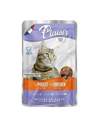 Cat Food Chunks with Chicken & Liver in Gravy 100g - pzsku/ZA9770F3D135C9D9F5927Z/45/1746402226/ef9ea953-c353-4e85-86ae-d2388fc50d06