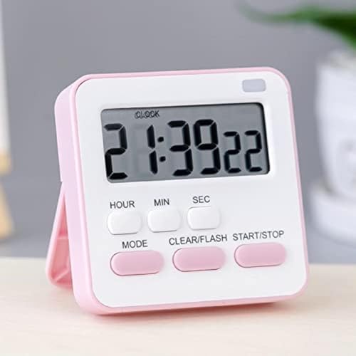 BELOXY Digital Kitchen Timer & Stopwatch - Large Digit Countdown, Loud Alarm, Magnetic Back Stand Ideal for Cooking, Baking, Stop Watch Timer for Study Table Accessories for Students - Image 1