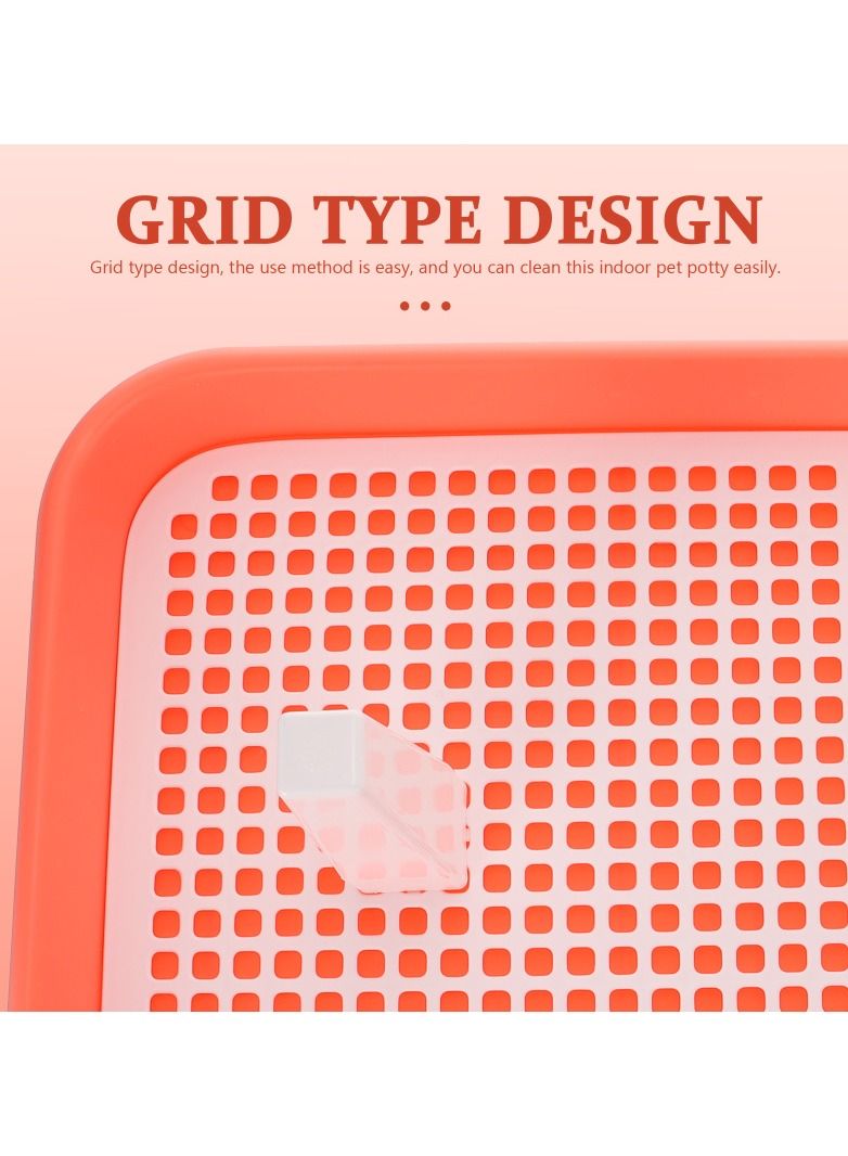 Altheqa Dog Training Pads Puppy Toilet Mesh Grids Pet Training Toilet with Tray for Potty Trainer Indoor Outdoor - Image 4