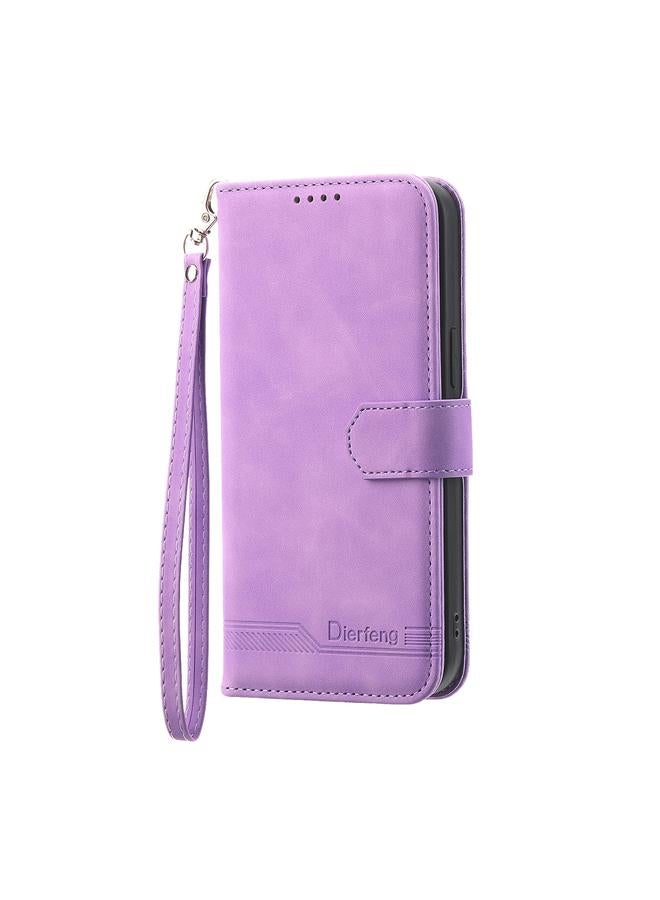 S-TOP Case For Samsung Galaxy A24 4G Global Dierfeng Dream Line TPU + PU Leather Phone Case - Image 2