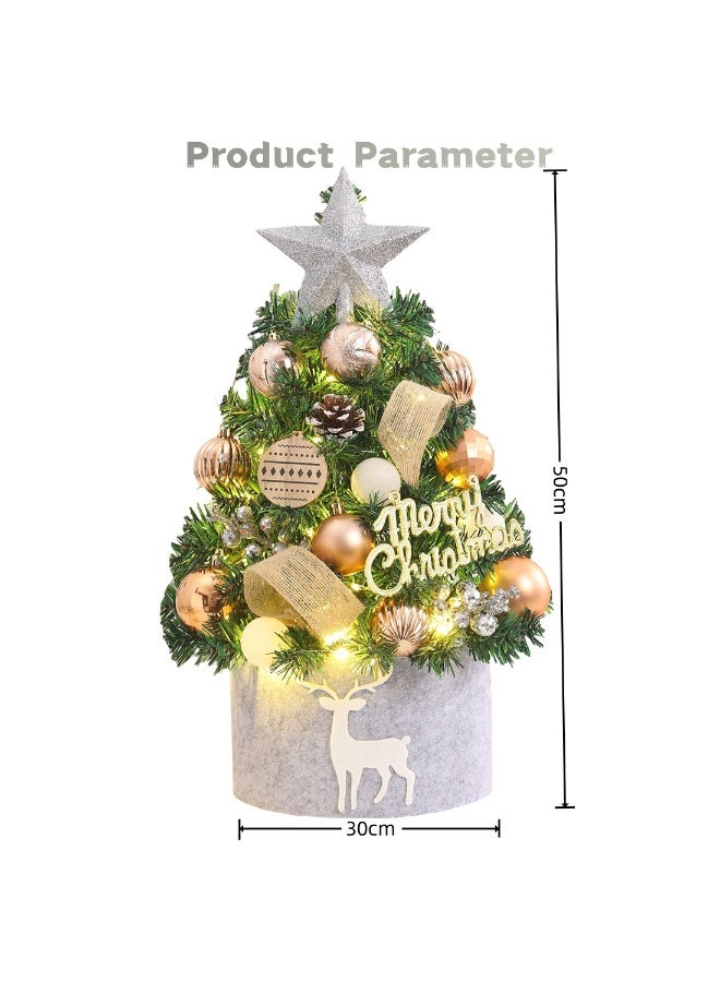 Mini Christmas Tree 45 cm Santa Tree Seasonal Holiday Decoration Tree for Home, Office, Party - Image 2