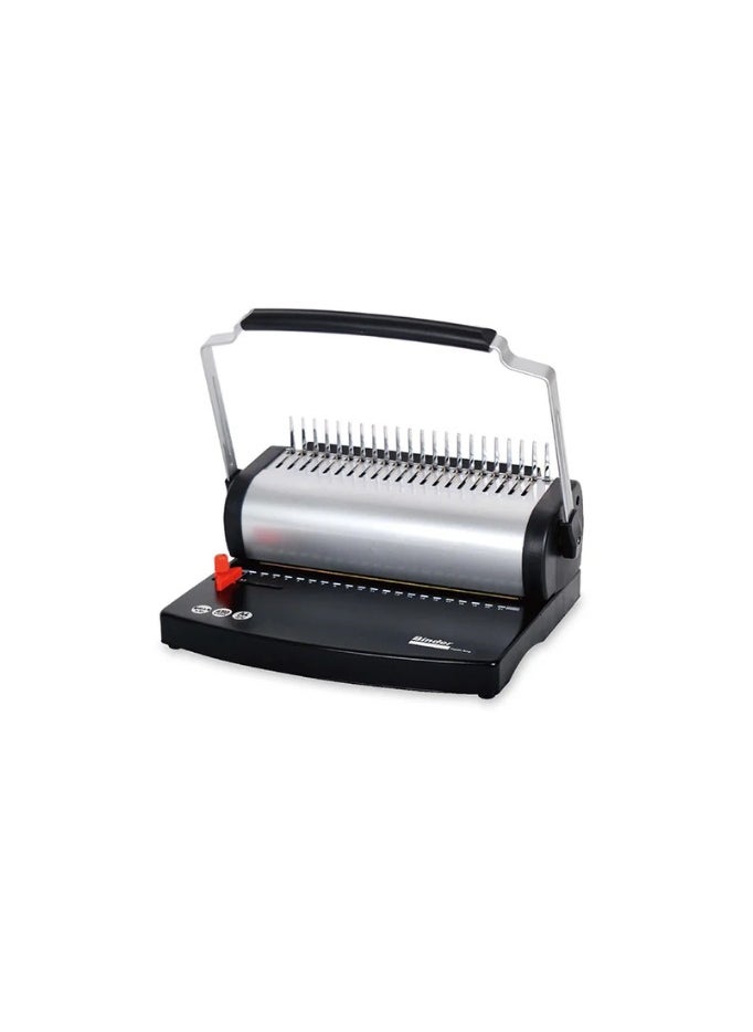 Kalon Metal Handle Plastic Wire Binding Machine Binding Machine Combs Double Handle Comb Binding Rubber Ring 21 Hole Punch Binding Machine Home Office  - Image 1
