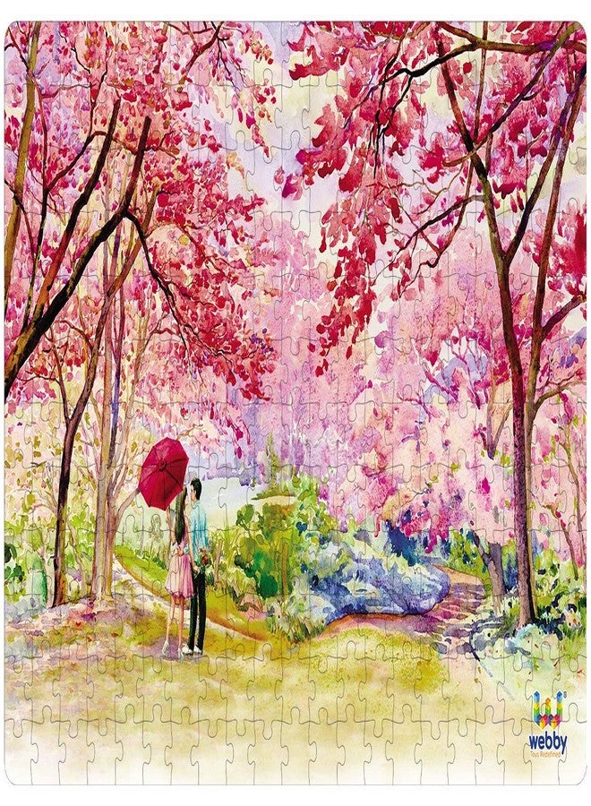 ويبي أحجية خشبية للأطفال من ويبي، رسم أزهار الكرز البرية في جبال الهيمالايا، 252 قطعة - Image 2