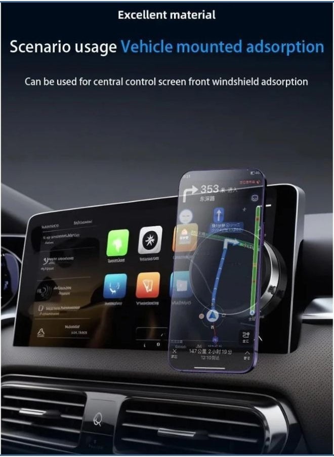 Generic Magnetic Car Phone Holder with Suction Mount Base  - Image 3