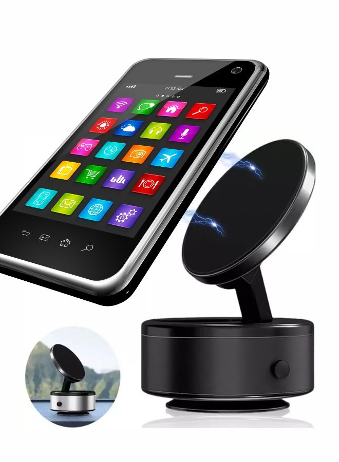 Magnetic Car Phone Holder with Suction Mount Base - Image 5
