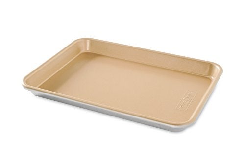 Nordic Ware Naturals Aluminum NonStick Baker's Quarter Sheet Small, Gold - Image 1