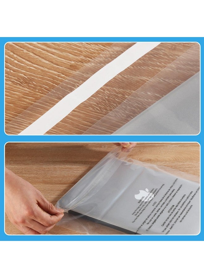 iMailer - 200 Pcs - 12" X 15" Poly Bags With Suffocation Warning Self Seal- Clear Shipping Bags 1.6 Mil For Clothing, Shirts, Packaging - Permanent Adhesive - Image 4