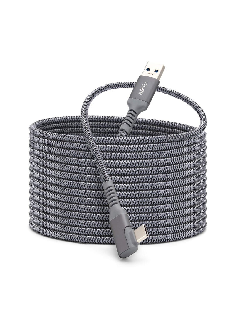 KASTWAVE Link Cable Compatible for Oculus Quest 2 20ft, Fast Charing & PC Data Transfer USB C 3.2 Gen1 Cable for VR Headset and Gaming PC - Image 1
