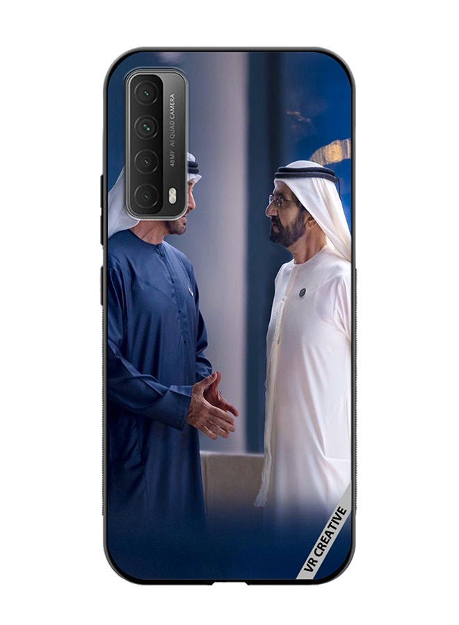 VR CREATIVE Protective Case Cover For Huawei Y7a Sheikh Mohamed Bin Zayed Al Nahyan And Sheikh Mohammed Bin Rashid Al Maktoum Design Multicolour - Image 1