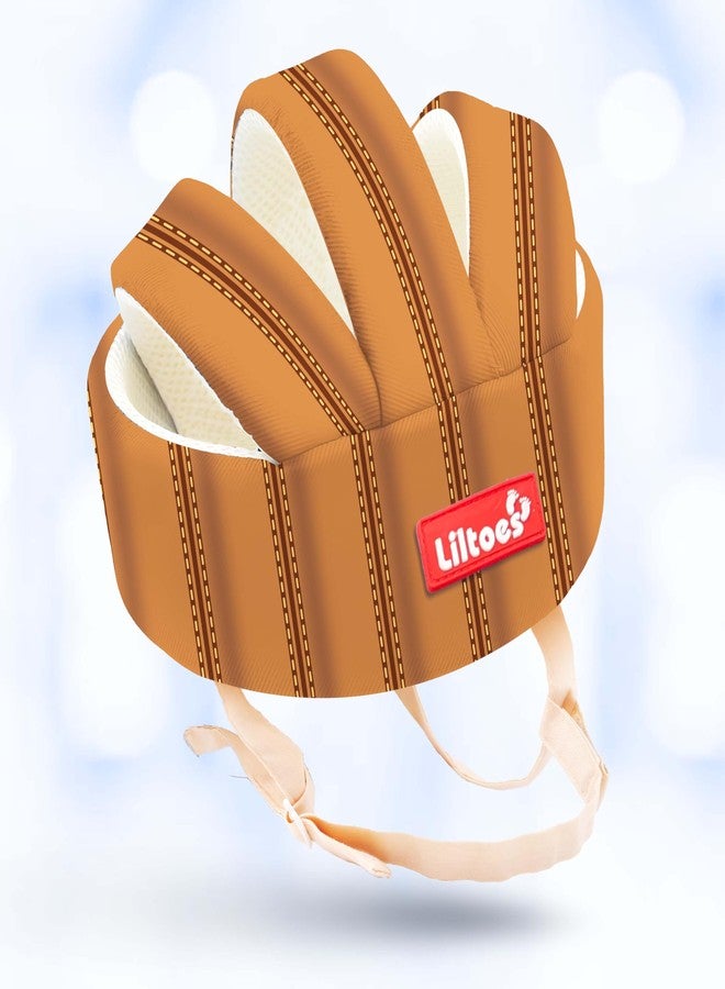 LILTOES Baby Head Protector for Safety of Kids 6M to 3 Years- Baby Safety Helmet with Proper Air Ventilation & Corner Guard Protection (Leatherite) - Image 1