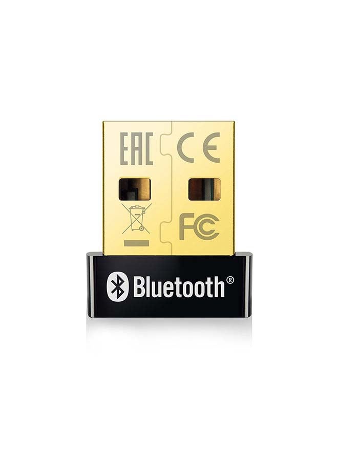 تي بي لينك محول بلوتوث لأجهزة الكمبيوتر بمنفذ USB طراز UB400، لجهاز استقبال دونجل بتقنية بلوتوث 4.0، والذي يدعم أنظمة تشغيل ويندوز إكس بي/7/8/8.1/10  لأجهزة الكمبيوتر المكتبية، واللابتوب، والماوس، ولوحة المفاتيح، والطابعات، وسماعات الرأس، ومكبرات الصوت، ووحدات تحكم جهاز بلايستيشن 5/4، وإكس بوكس أسود - Image 2