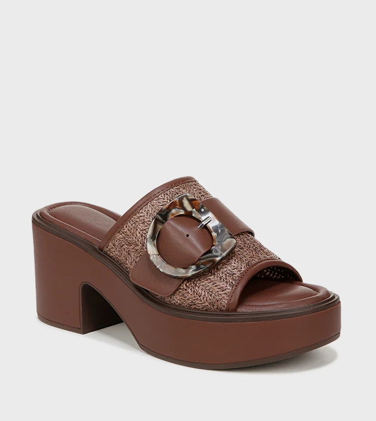 Naturalizer CLARA Buckle Strap Heel Sandals