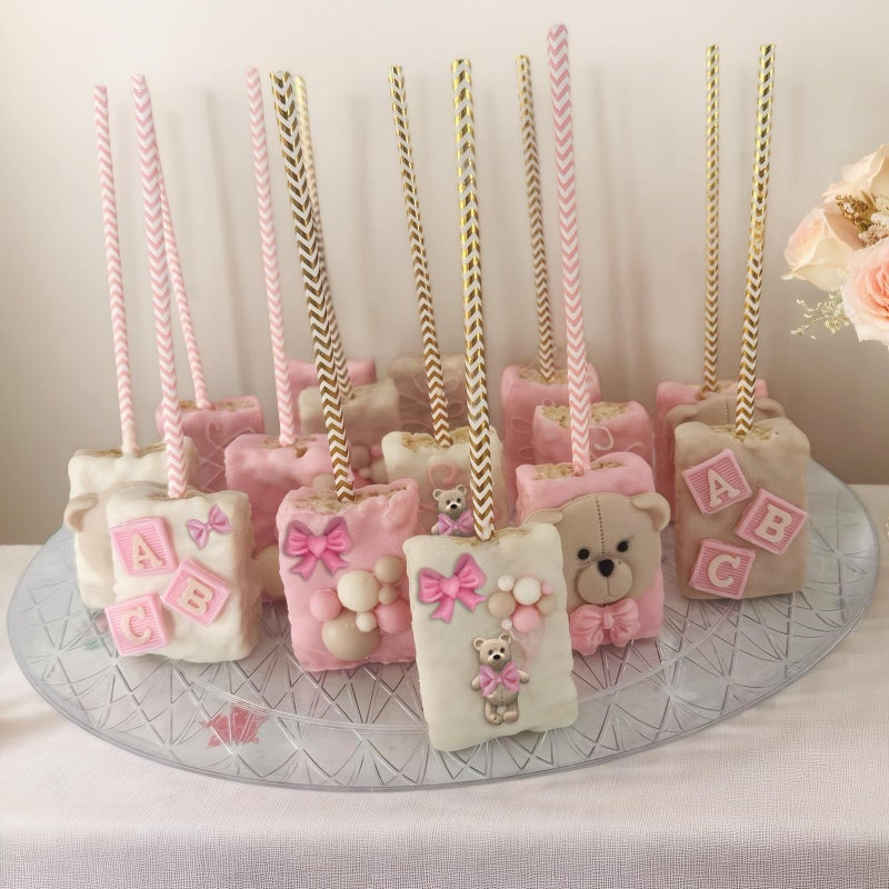 Roxjaejae 3 Pcs Bear Silicone Mold Fondant Bear Mold Candy Cake Bow Chocolate Molds for Cake Decoration, DIY Desserts, Cupcake, Fondant, Clay, Gum Paste - Image 5