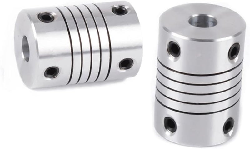 Unomor 5 قطع من أقراص اقتران العمود المرنة مقاس 5x8 مم لمحرك السائر والمرمز والطابعة والأجهزة - Image 4