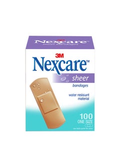 Nexcare ضمادات شفافة من 3M مقاس 72×25 مم - 100 قطعة  - Image 1