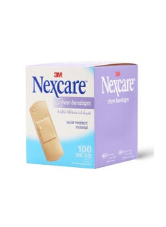 Nexcare ضمادات شفافة من 3M مقاس 72×25 مم - 100 قطعة  - Image 4