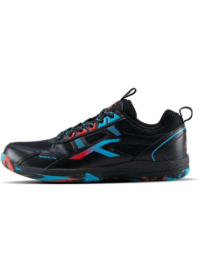 HUNDRED Raze Elite Unisex Badminton Shoes (Non Marking) Also Perfect Table Tennis, Volley , Basketball &Indoor Sport| Lightweight & Durable | X-Cushion,Active Grip Sole - Image 1