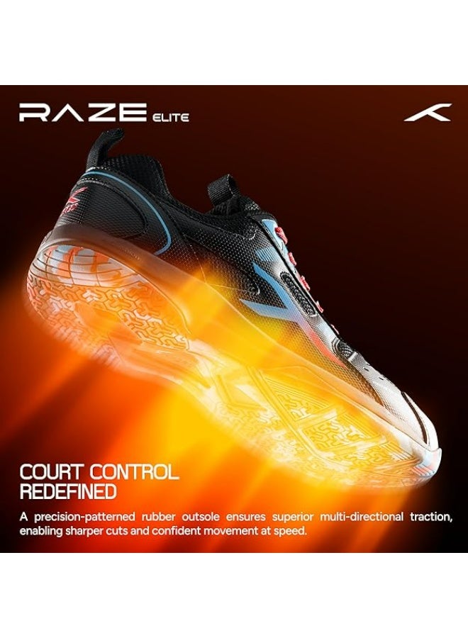 HUNDRED Raze Elite Unisex Badminton Shoes (Non Marking) Also Perfect Table Tennis, Volley , Basketball &Indoor Sport| Lightweight & Durable | X-Cushion,Active Grip Sole - Image 3