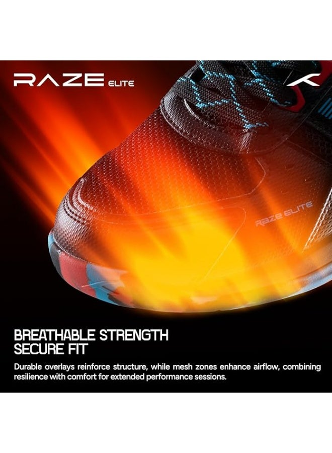 HUNDRED Raze Elite Unisex Badminton Shoes (Non Marking) Also Perfect Table Tennis, Volley , Basketball &Indoor Sport| Lightweight & Durable | X-Cushion,Active Grip Sole - Image 4