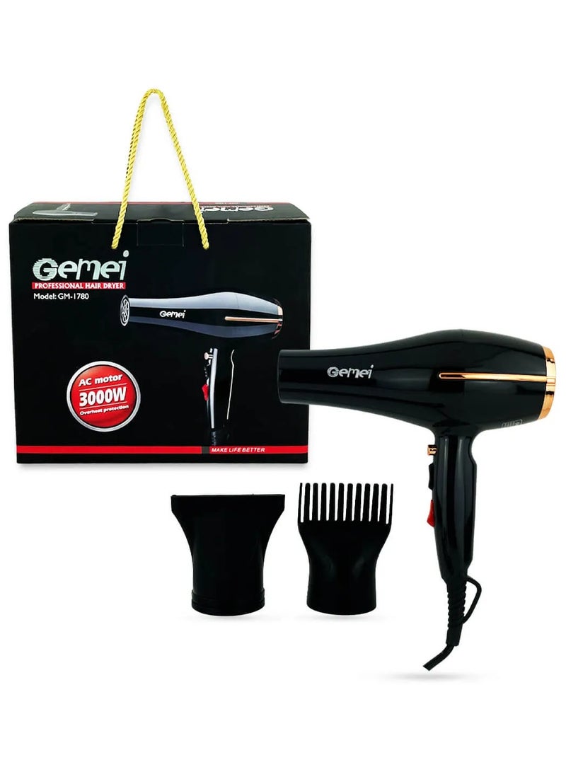 Gemei Professional Hair Dryer 3000w - Image 1