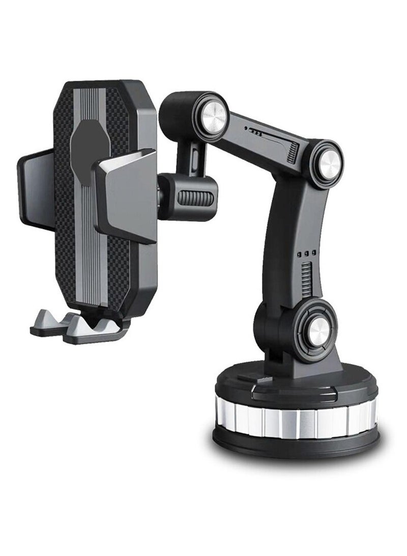 Car Phone Holder Mount Suction Cup Cell Phone Holder Stand Universal Dashboard Windshield Window Phone Holder One-Button Pop-up Strong Suction Cell Phone Car Mount - Image 1