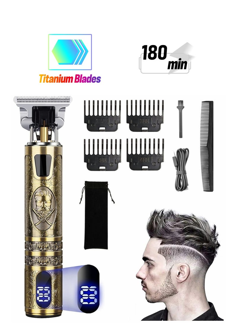 KASTWAVE - Beard Trimmer for Mens, Rechargeable Electric Hair Clippers with LCD Screen - Image 1