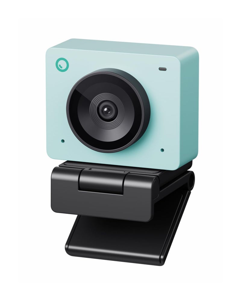 OBSBOT Meet SE 1080P 100FPS Webcam for PC, AI Framing Streaming Camera with 1/2.8" Sensor, Beauty Mode, Gesture Control, Staggered HDR, Web Camera for Desktop Computer, Laptop, Meeting. (Aurora Green) - Image 1