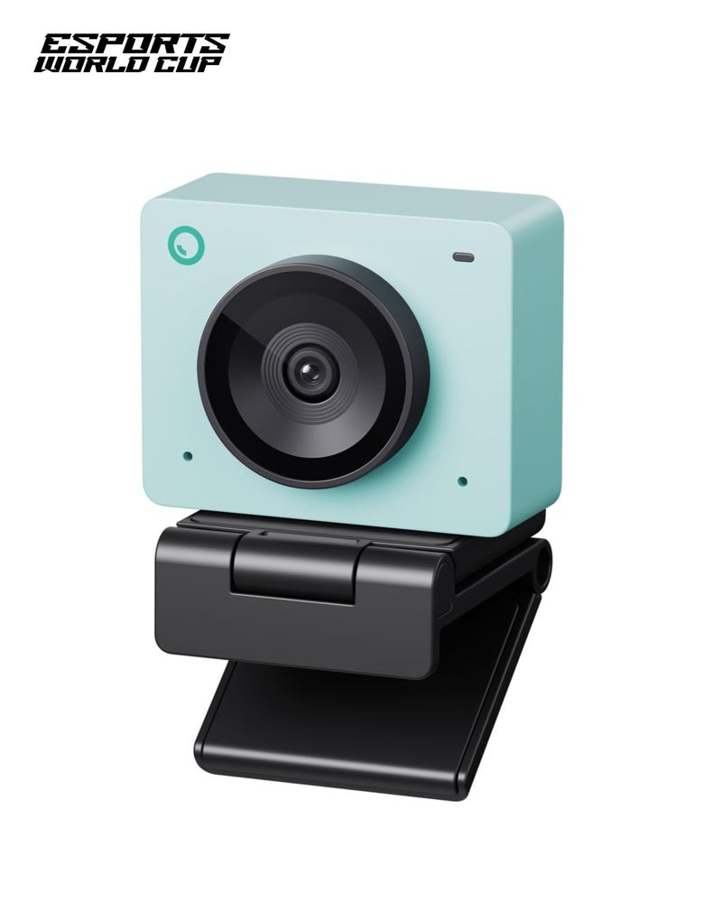 OBSBOT Meet SE 1080P 100FPS Webcam for PC, AI Framing Streaming Camera with 1/2.8" Sensor, Beauty Mode, Gesture Control, Staggered HDR, Web Camera for Desktop Computer, Laptop, Meeting. (Aurora Green) - Image 2
