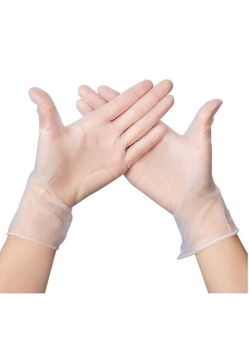 ECARES ECARES® Vinyl Gloves, Latex-Free, Powder-Free, Disposable, Durable and Non-Sterile, For Food Prep, Cleaning, Cooking & Multipurpose Use.  - Image 1