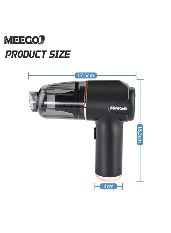 Meegoo مكنسة سيارة لاسلكية محمولة قابلة لإعادة الشحن من ميغو، بقوة 9000 باسكال - Image 5