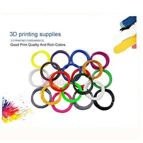 VikriDA 10 Pcs PLA Filament Refills for 3D Printing Pen & 3D Printer | Safe, Non-Toxic 3D Pen Wires for Kids & Adults - Image 3