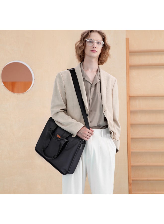 جولف حقيبة رجالية للمظهر المهني اليومي، حقيبة كمبيوتر محمول بسيطة، حقيبة كروس بودي، مناسبة للسفر ورحلات العمل، حقيبة يد للتنقل، شنط رجالية - Image 2