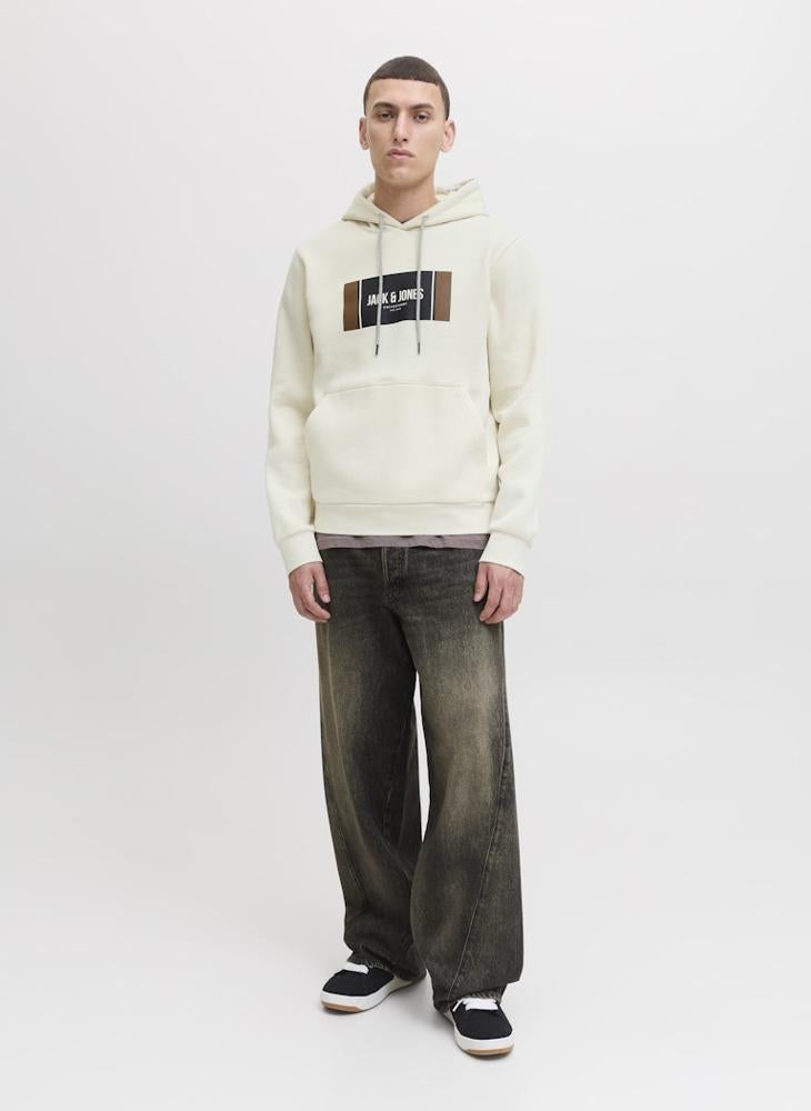JACK & JONES Logo Regular Fit Pullover Hoodie - Image 1