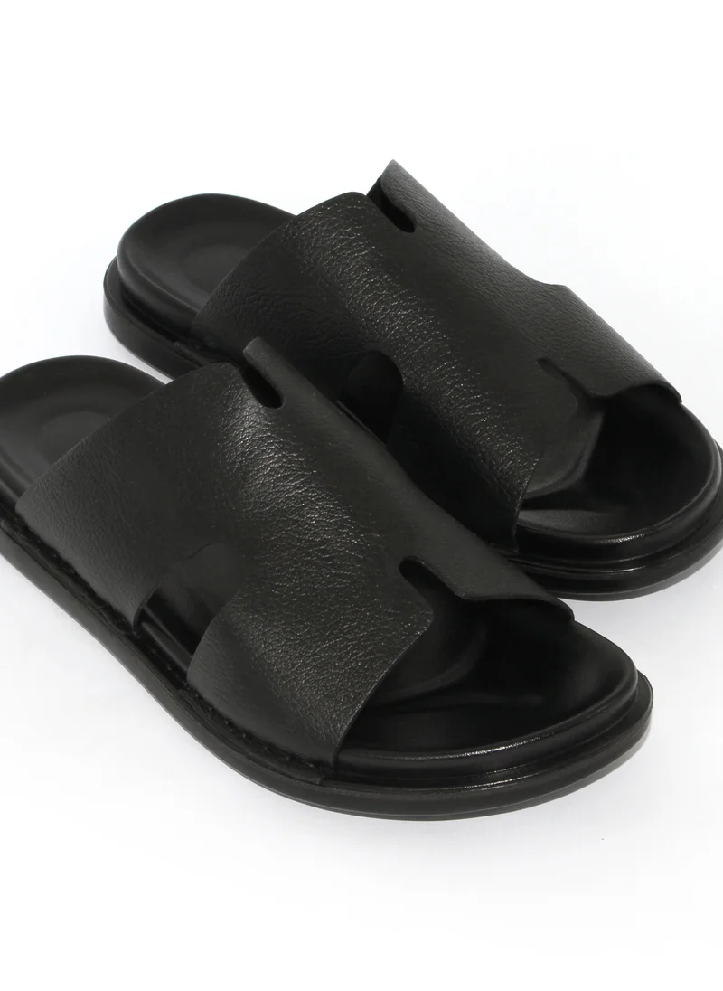 Geoomnii Arabic Sandals for Men – Traditional Emirati & Saudi Style Sandals | Comfortable Slip-On Leather Sandals | Classic Arab Footwear for Daily Wear, Weddings, and Special Occasions