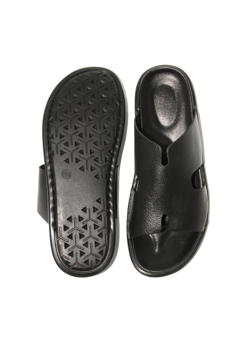Geoomnii Arabic Sandals for Men – Traditional Emirati & Saudi Style Sandals | Comfortable Slip-On Leather Sandals | Classic Arab Footwear for Daily Wear, Weddings, and Special Occasions