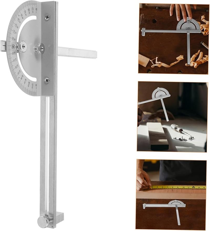 مقياس الزاوية الدقيق لطاولة المنشار ملحق منضدة المنشار أداة قياس الزاوية المدمجة لأعمال النجارة - Image 3